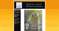 Desktop Screenshot of district14-aa.org